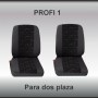 Fundas asientos furgones y camiones PROFI 1 tres plazas